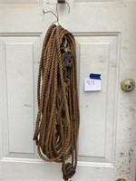 Block and tackle rope