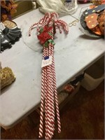 Hard plastic candy canes