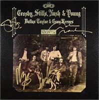 Crosby, Stills, Nash & Young Deja Vu signed album
