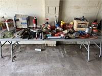 LARGE LOT OF TOOLS & MISCELLANEOUS HARDWARE