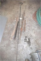 Pipe, stakes, hook, rods, etc