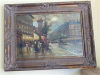 Vandenberg Parisian Street Oil on Canvas