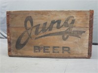 Jung Beer Wooden Crate