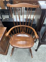 Vintage Windsor style rocking chair
