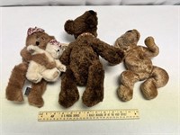 3 Assorted Boyds Bears