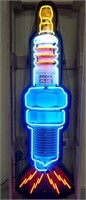 5 ft Spark Plug Neon Sign