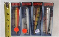 4 Rapala Fishing Lures Husky H-13-new in pkgs.