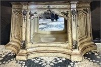 Awesome country french display cabinet