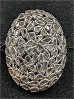 Silver Rose Cut Diamond(1.35ct) Ring