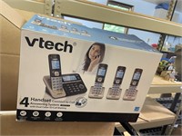 vtech answering system 4 handsets, 4 chargers