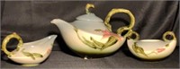 Vintage "Hull“ Pottery Woodland Pattern Tea Set