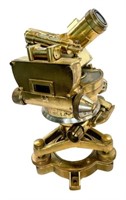 Vintage Brass Theodolite