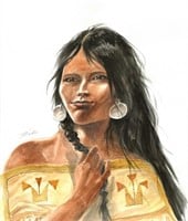Derib. Illustration originale Chinook