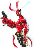 Bringel. Illustration originale Hellboy