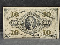 1863 10 Cent US Fractional Note