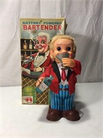 Vintage Battery Operated Bartender In Box