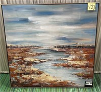 43 - NEW WMC FRAMED ART 39.5"SQ (V23)