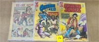 2 Bronze age and 1 Golden age Western Comic Books