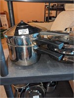 Duromatic pressure cooker and saucepan