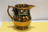 A Ceramic Lusterware Pitcher