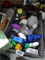 Tub of Household Gardening Chemicals