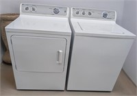 Matching G.E. Washing Machine and Electric Dryer