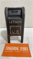 Cast Iron Air Mail Box Bank