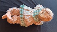 16” x 6” Tall Bisque Signed Collectors Baby Doll.