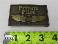1974 Private Pilot Belt Buckle
