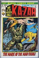 Astonishing Tales #13 1972 Key Marvel Comic Book