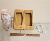 Bamboo Sandwich Bag Holders, Small Paris Glasses,