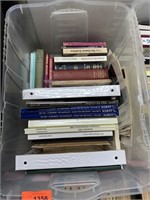 BIN OF VINTAGE BOOKS