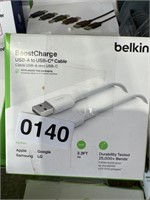BELKIN USB TO USB C CABLE RETAIL $40
