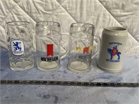 Four Beer Mugs, Ad Pieces