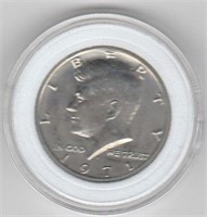 Brilliant Uncirculated 1971 D Kennedy Half Dollar