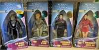 4 Star Trek Limited Edition Action Figures. Warp