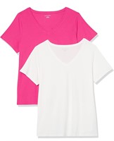 $32 (S) Womens V-neck T-shirt 2PK