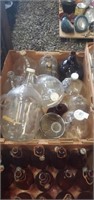Box of glass jugs