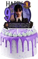 Wednesday Addams Cake Topper 9  Wednesday Addams 9