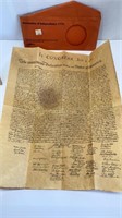 Declaration of Independence reproduction