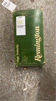Half full box of Remington shells