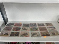 Vintage chopper hot bikes cards