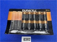 10 Duracell D14 Batteries