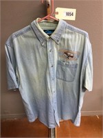 Tri-Mountain Work Shirt (Discoloring) Size Large