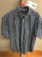 Hathaway Sport Casual Dress Shirt Size Large