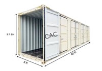 NEW 40' High Cube Multi-Door Container