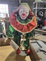 Box of 16" Big Top Porcelain Clowns Collection