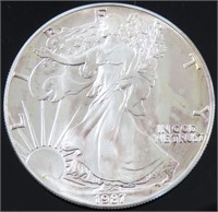 1987 AMERICAN SILVER EAGLE 1 OZ 999 FINE SILVER