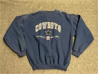 Cowboys NFL Proline LogoAthletic Sweater Large