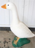 Painted Concrete Goose 28"H